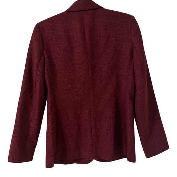 Neiman Marcus 100% Wool Button Front Blazer Size 4 - Picture 2 of 9